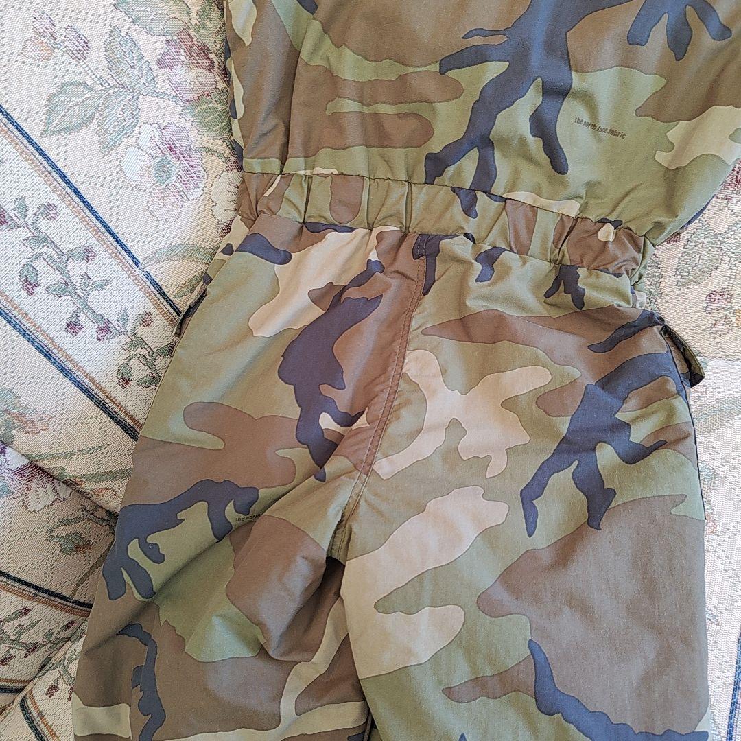 ノースフェイス　90　ジャンプスーツ　スノーウェア　迷彩　キッズ