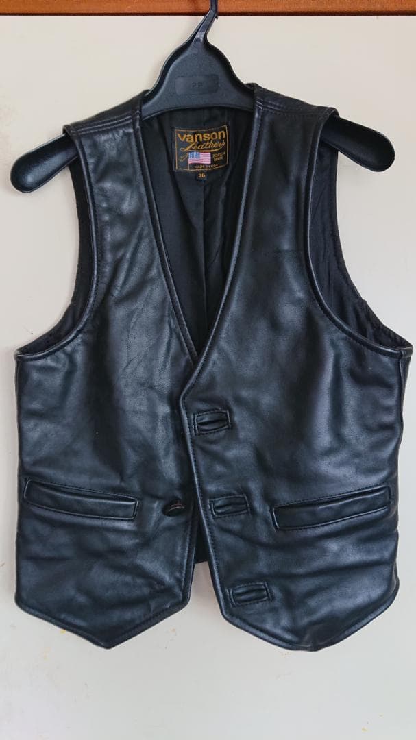 トップス Vanson leather vest