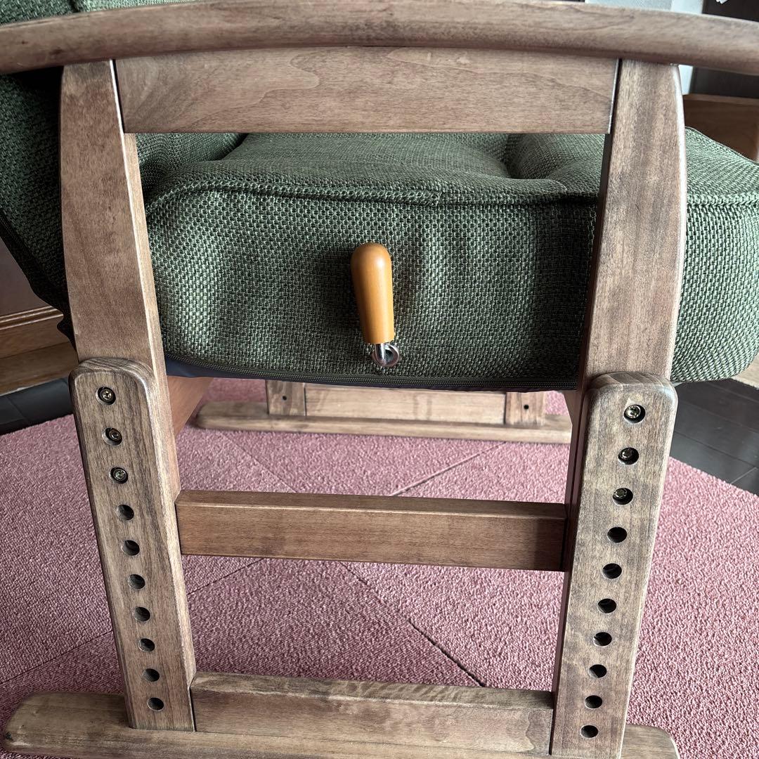 エムール　高座椅子　かなた　無段階リクライニングチェア