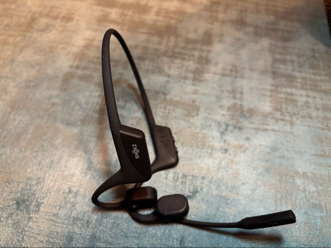Shokz (ショックス) OpenComm 2 イヤホン 骨伝導 美品