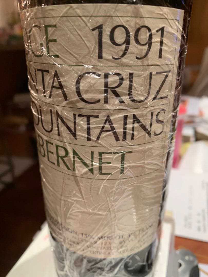 ワイン Ridge Santa Cruz Mountains Cabernet