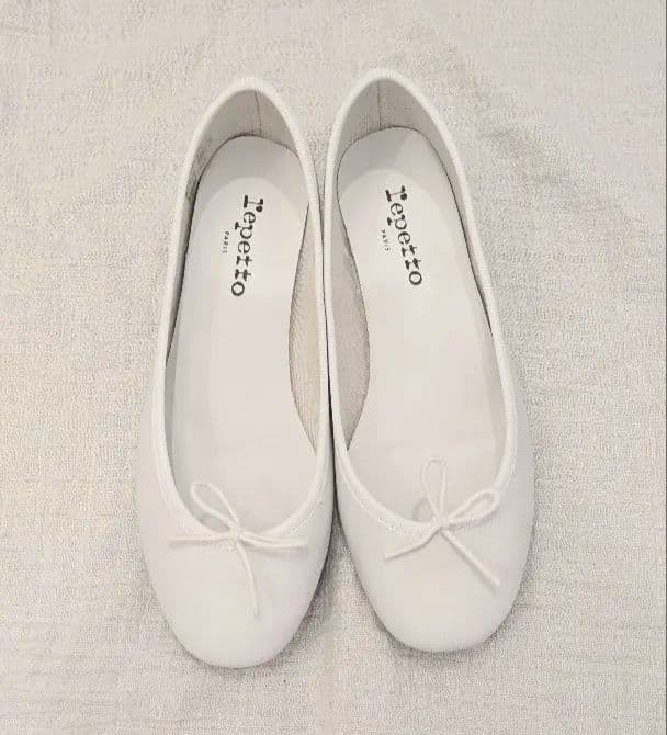 極美品　レペット　カミーユ　ホワイト　白　repetto　バレエ