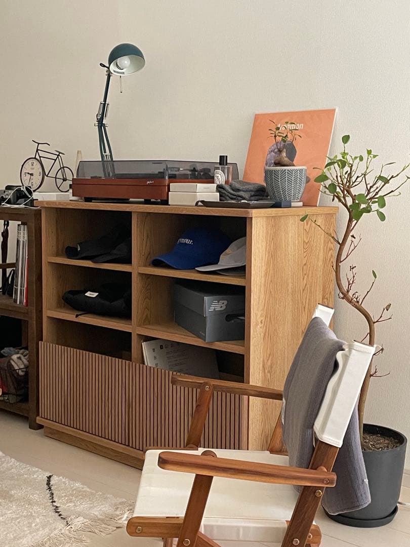 unico DIFEレコードシェルフw950