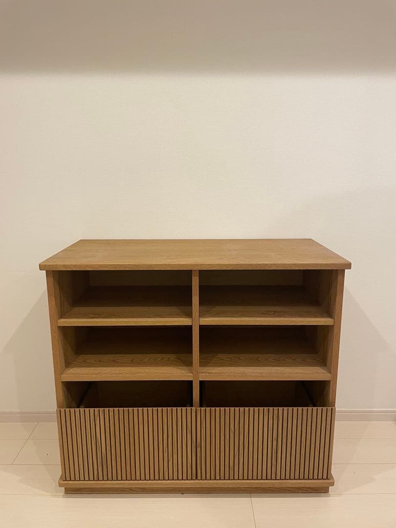 unico DIFEレコードシェルフw950