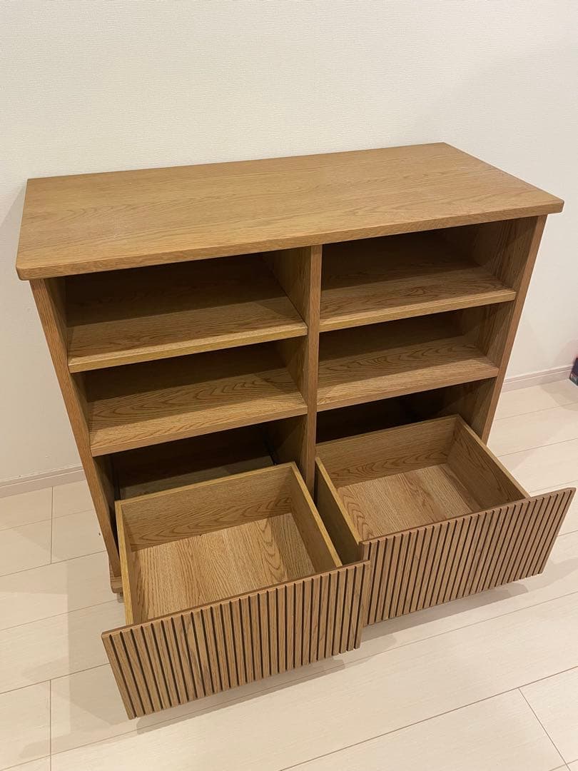 unico DIFEレコードシェルフw950