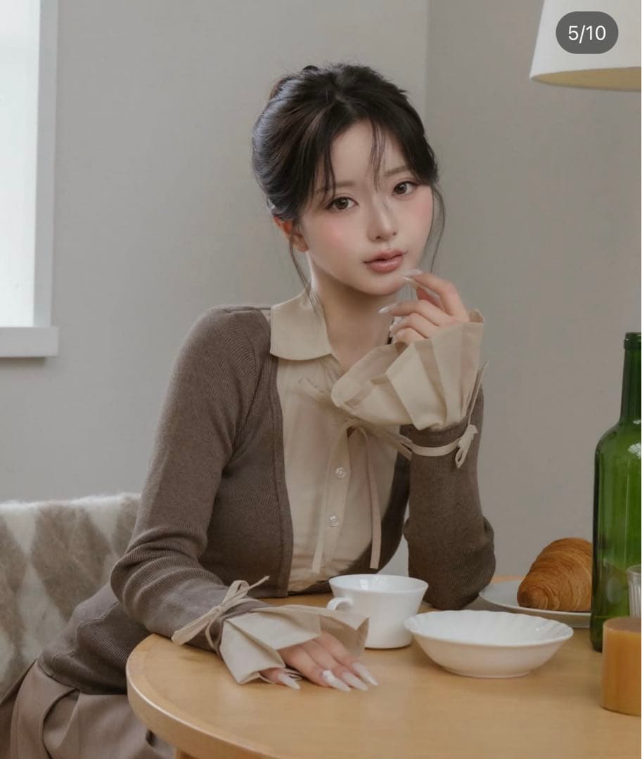 darich シャツドッキングミニワンピース　MOC FREE-Ｌ