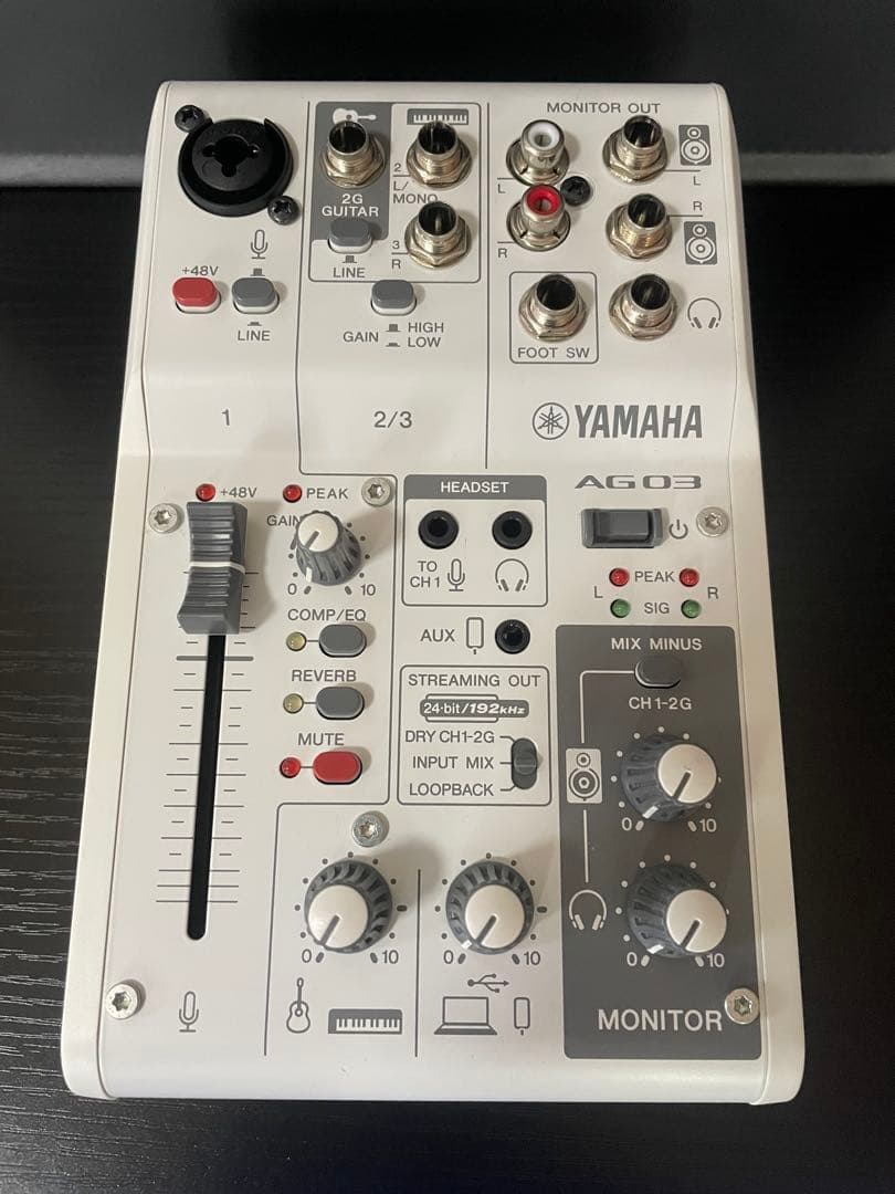 【美品】YAMAHA AG03 MK2ライブストリーミングミキサー【KPHS様】