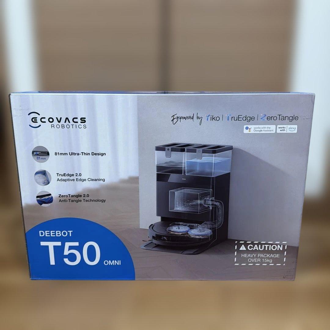 【新品未開封】エコバックス DEEBOT T50 OMNI ロボット掃除機
