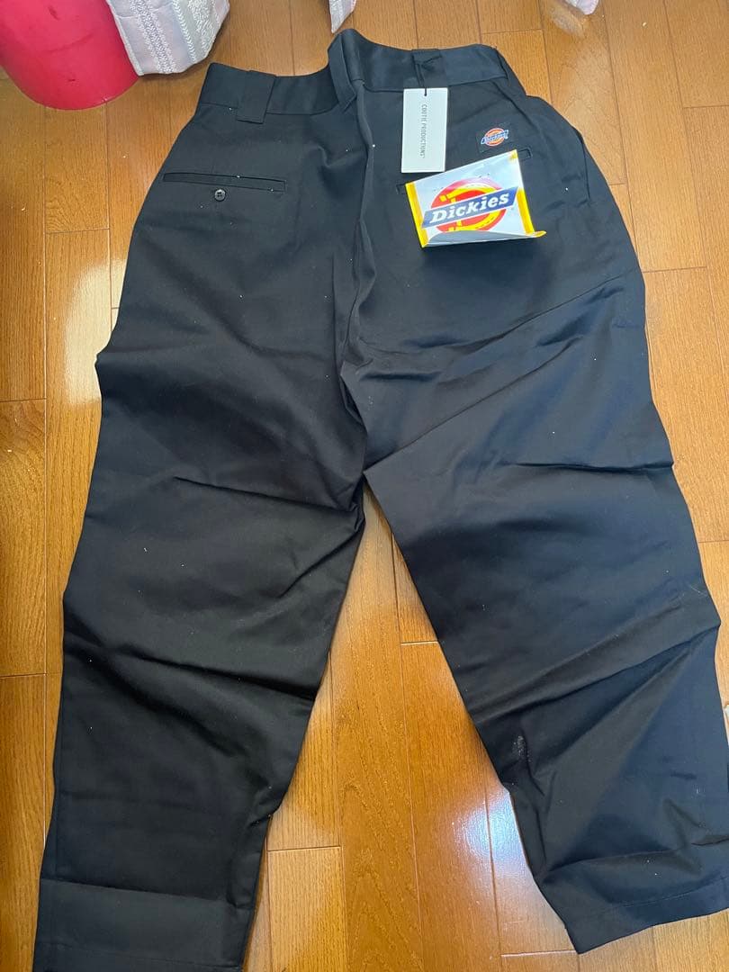 cootie dickies ワイドブラックチノパンツ　新品未使用