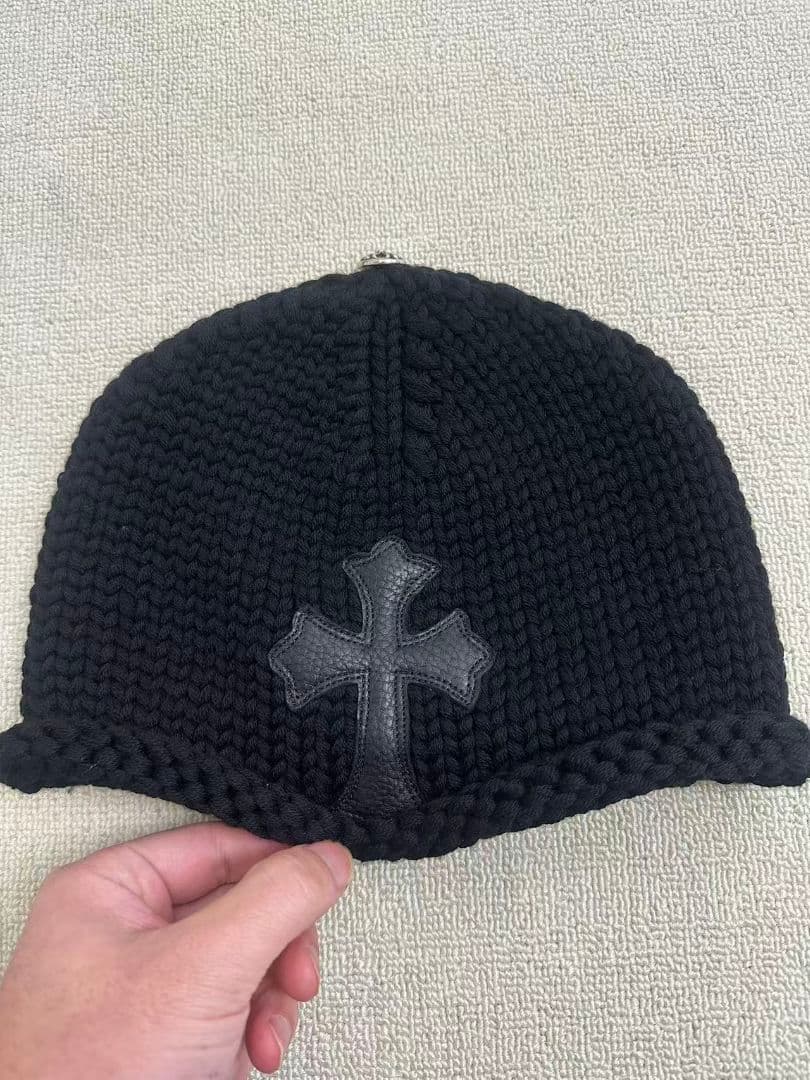 CHROME HEARTS クロスパッチ カシミア ニットキャップ