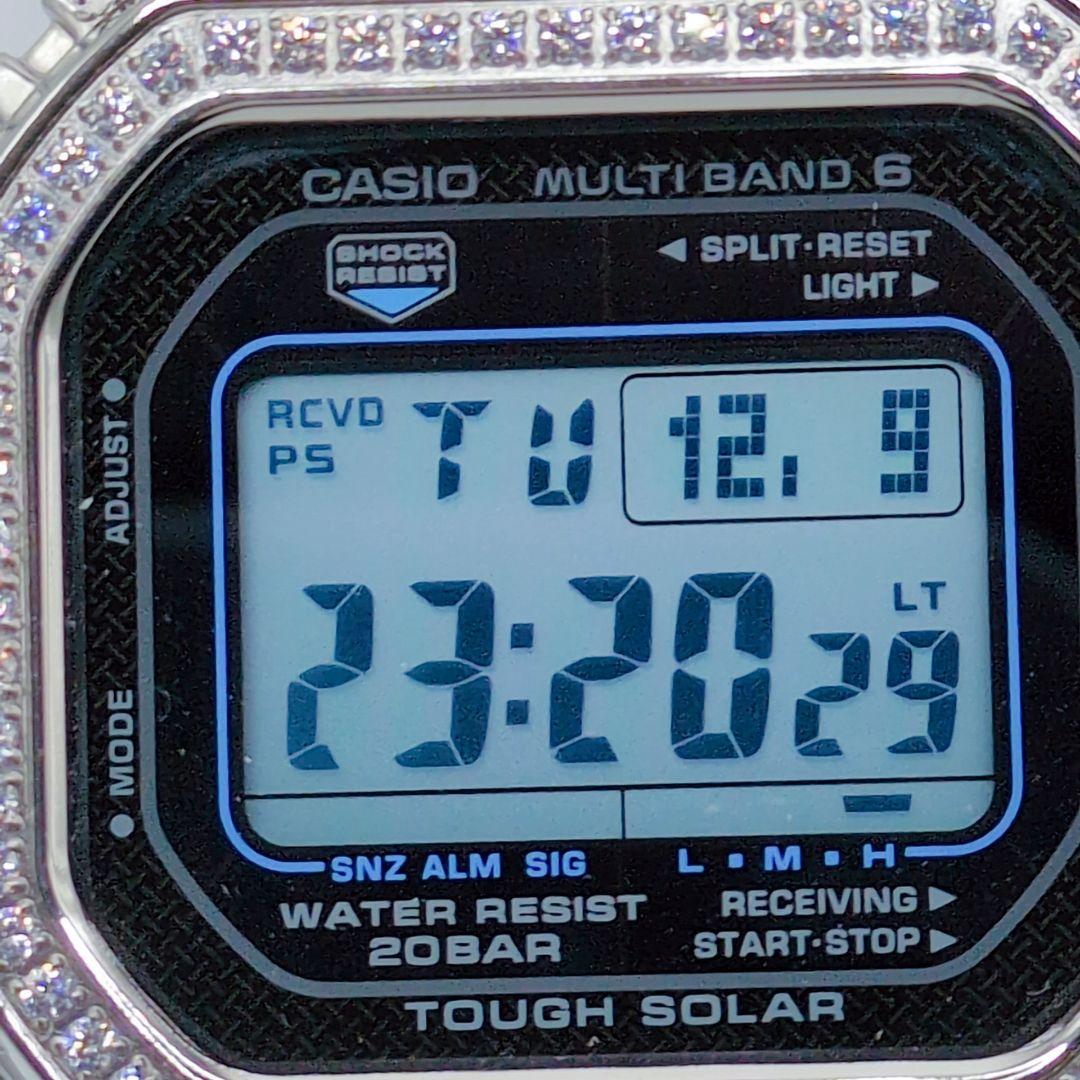 【稼働品 美品】G-SHOCK GW-M5610U カスタム　ライトストーン