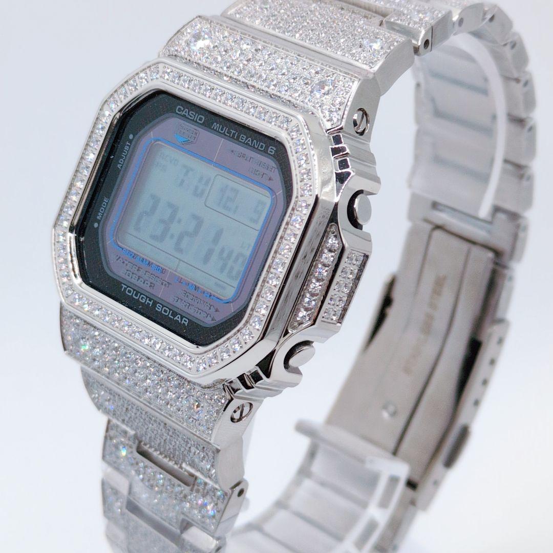 【稼働品 美品】G-SHOCK GW-M5610U カスタム　ライトストーン