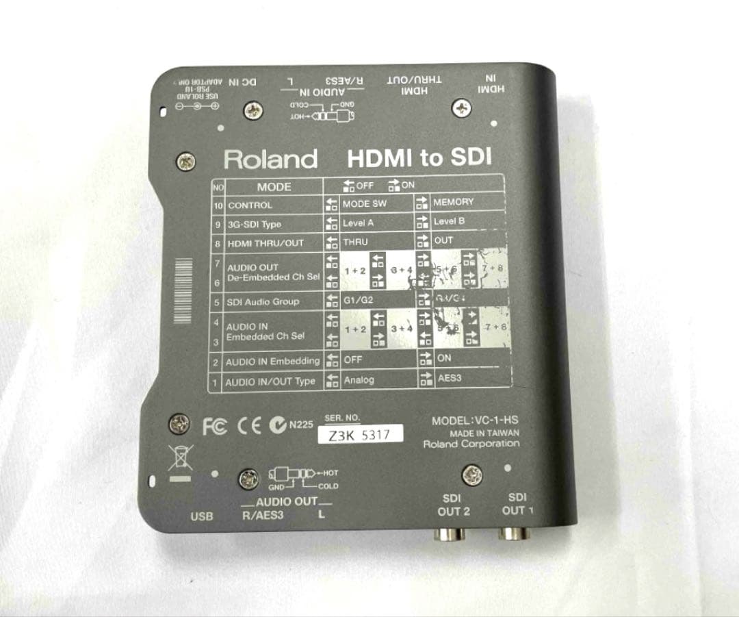 Roland VC-1-HS HDMI to SDI変換器