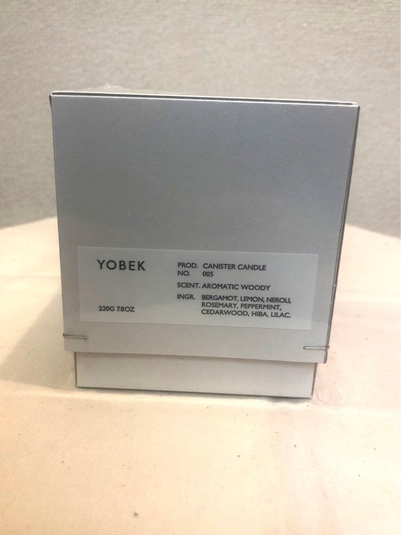 『新品』YOBEK CANISTER CANDLE