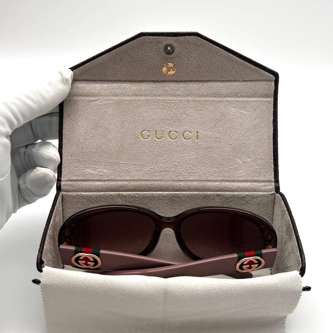 極美品✨ GUCCI サングラス GG3660 KS シェリーライン ゴールド