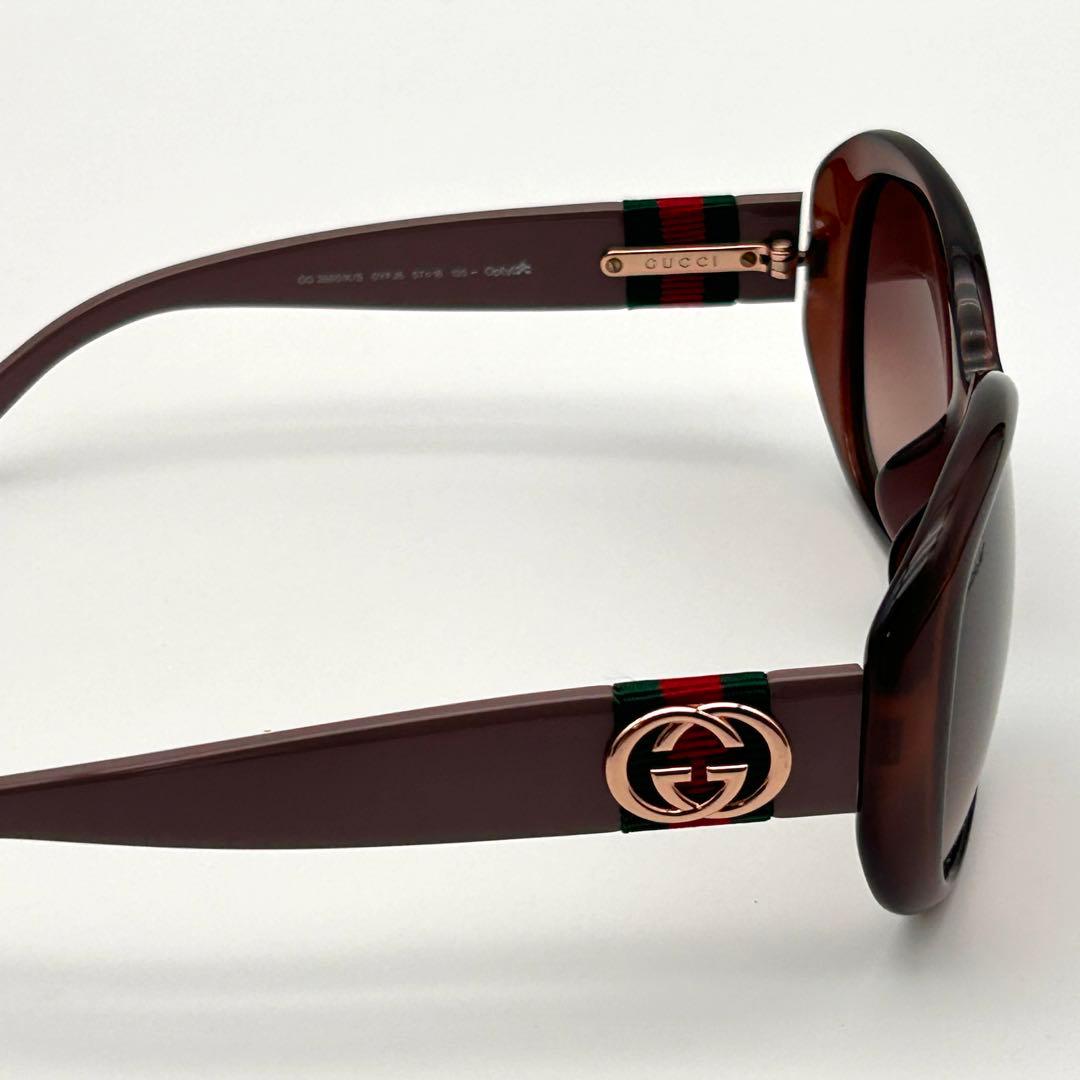 極美品✨ GUCCI サングラス GG3660 KS シェリーライン ゴールド