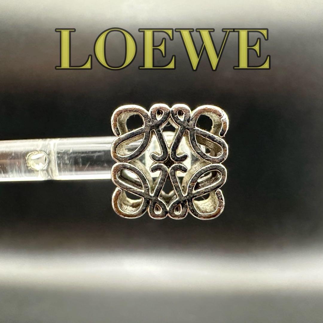 極美品✨　LOEWE　ロエベ　ピアス　ロゴ　希少　刻印　1221