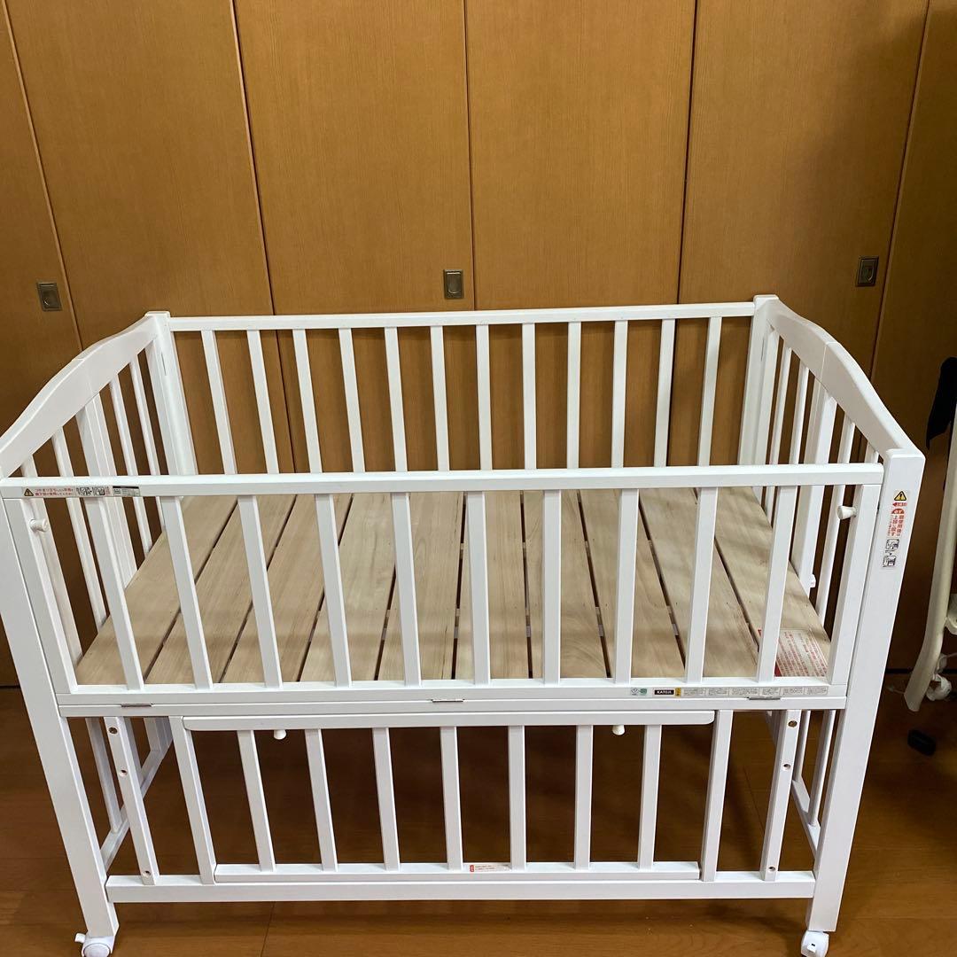 直接取引可能　katoji ベビーベッド　レギュラーサイズ　カトージ