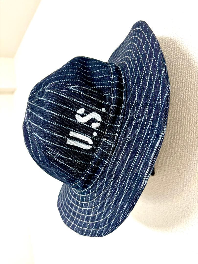 岡山産58cmUS ARMY M-37 DenimHATウォバッシュデニムハット