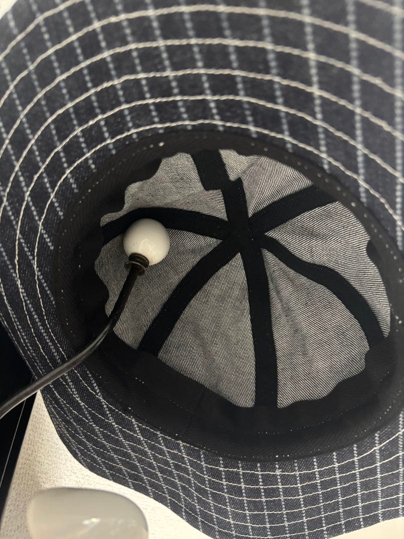 岡山産58cmUS ARMY M-37 DenimHATウォバッシュデニムハット