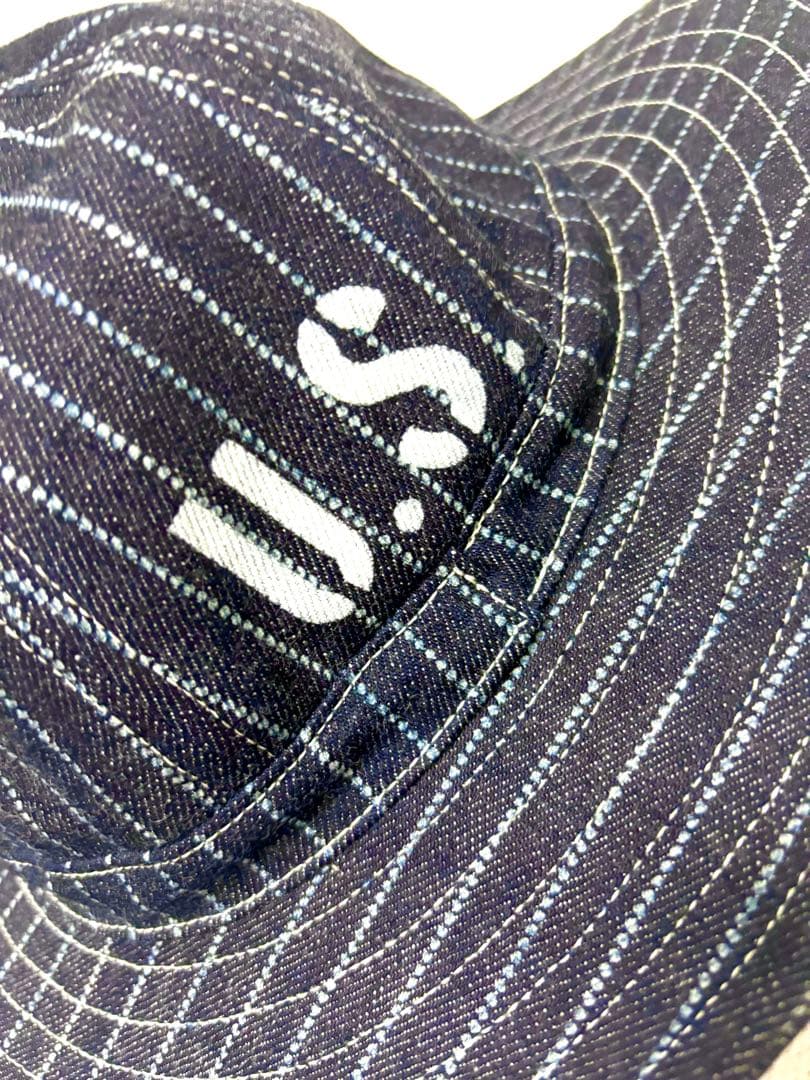 岡山産58cmUS ARMY M-37 DenimHATウォバッシュデニムハット