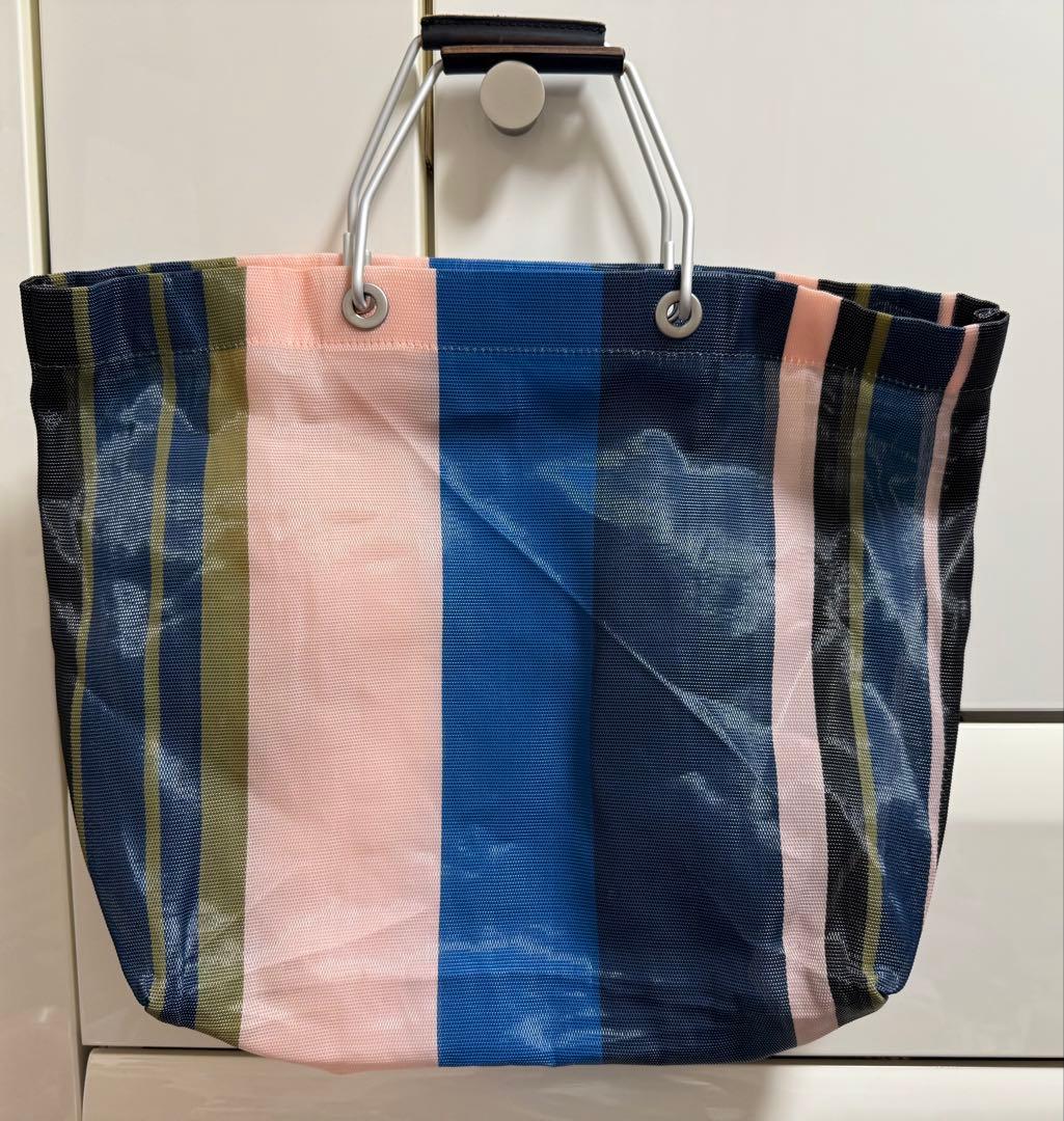 MARNI ストライプ ナイロンバッグ