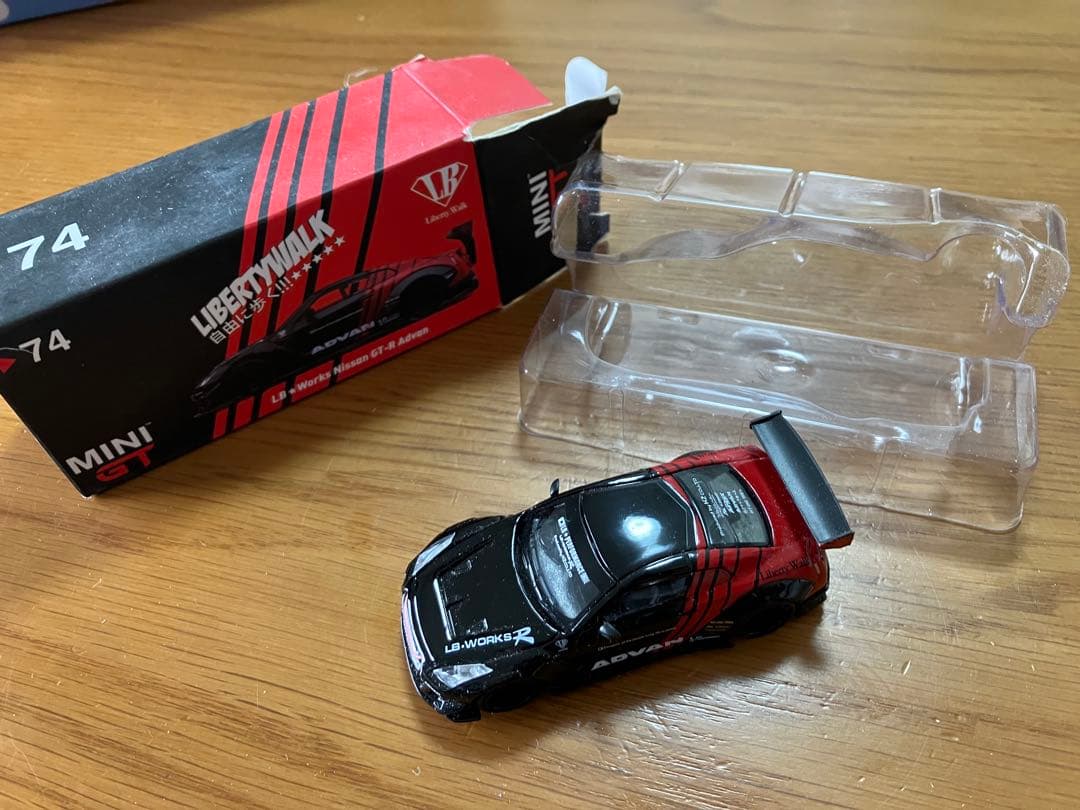 MINIGT 74 リバティーウォーク GT-R ADVAN