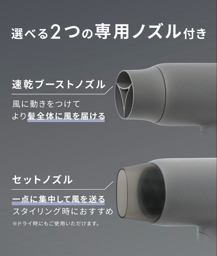 SALONIA スムースシャイン ヘアドライヤー ホワイト ほぼ未使用