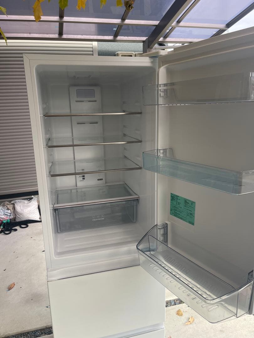 Haier 3ドア冷凍庫 ホワイト美品！！JR-CV34B引き取り