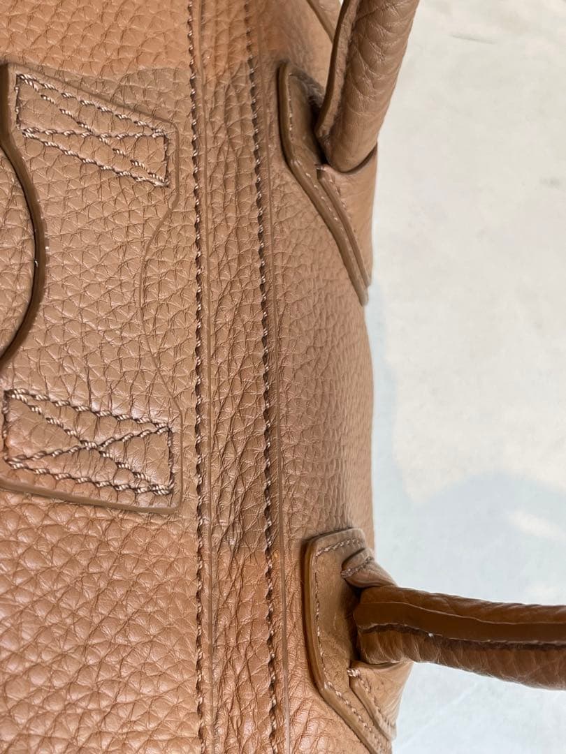 【美品】CÉLINE ラゲージ マイクロショッパー　カーフスキン製