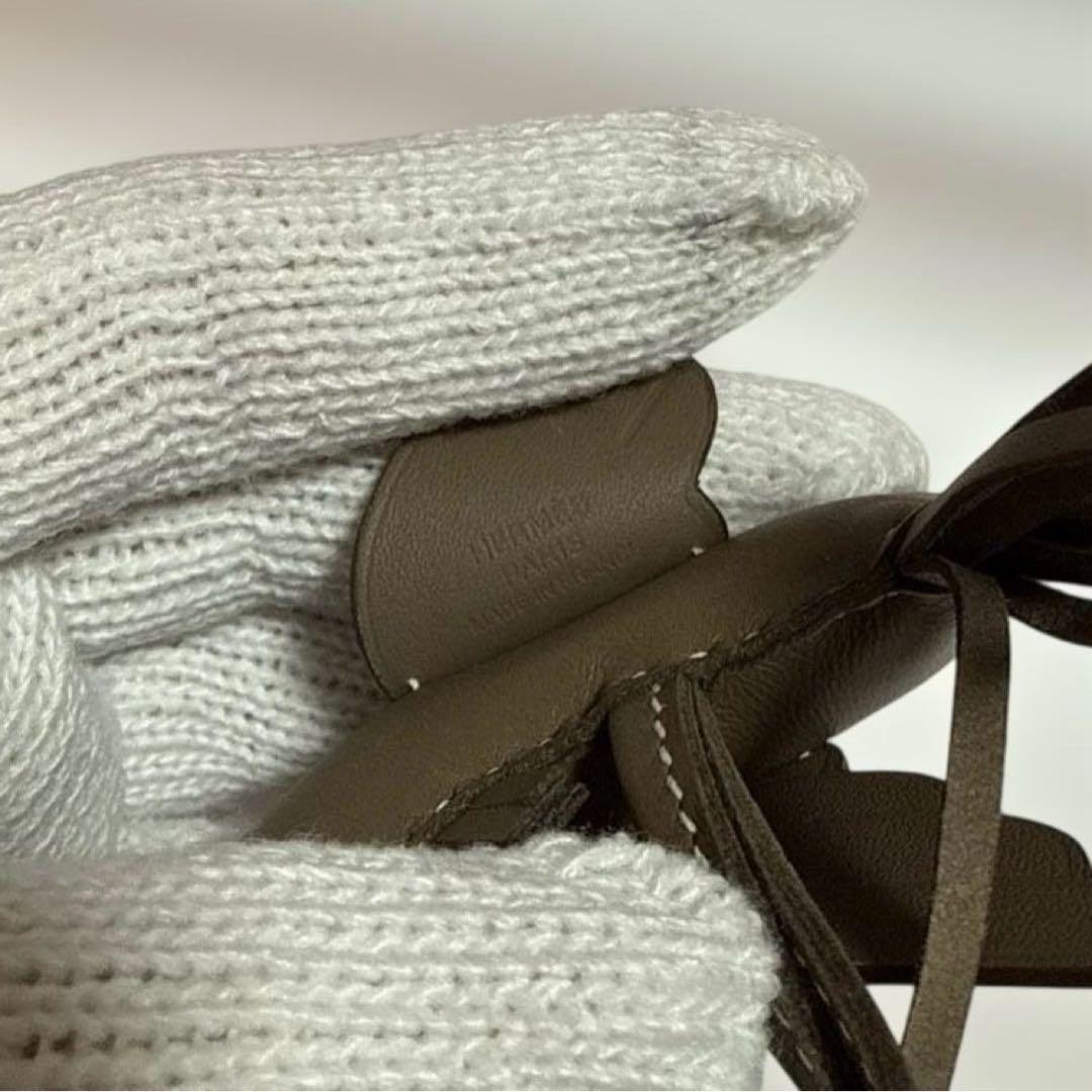 1/5迄 【新品未使用】HERMES ペガサス PM K刻印 エトゥープ