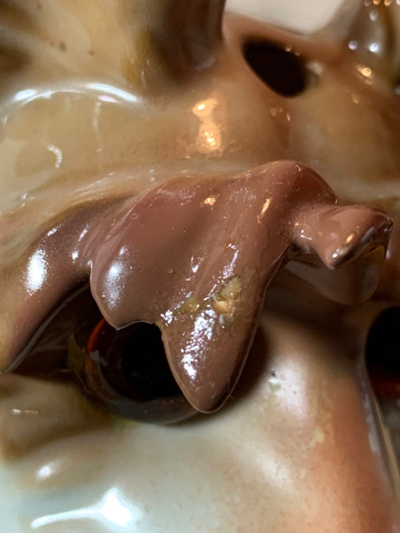 ドイツ製　ビンテージ雑貨　陶器の電気アロマ装置。可愛いわんちゃんが光って匂う！