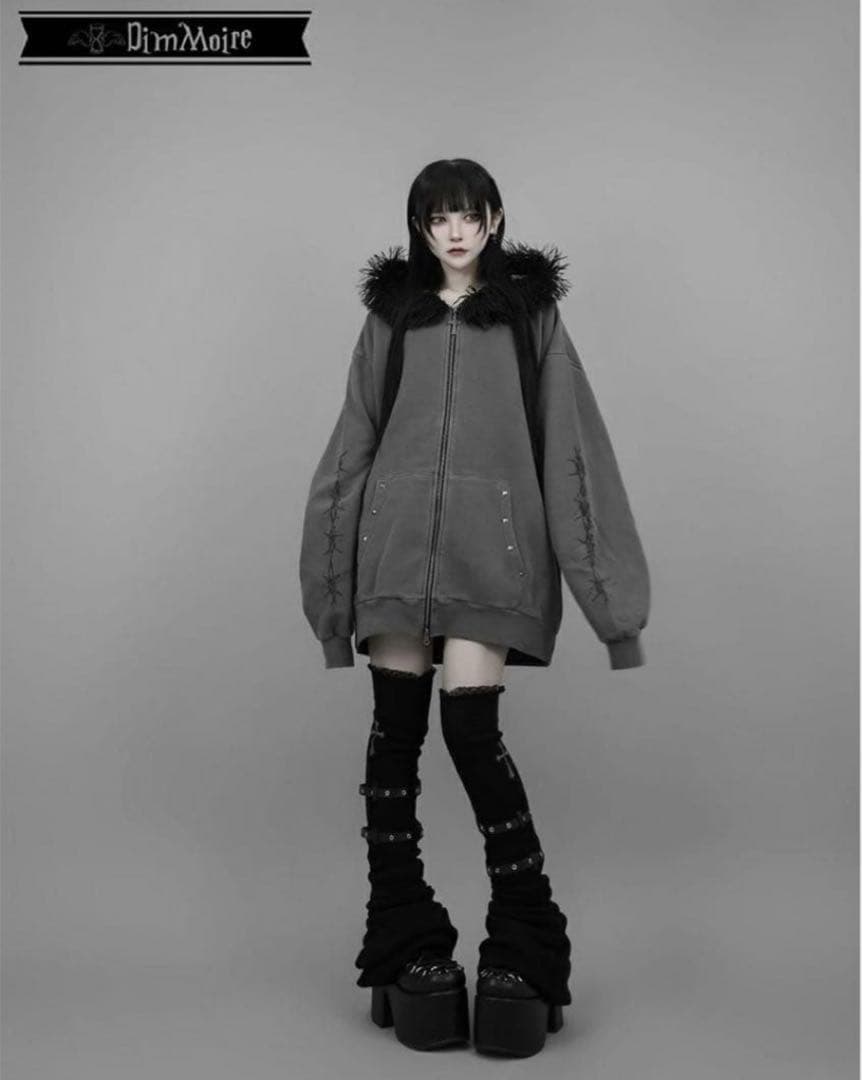 DimMoire ディムモアール ファーフード Gothicパーカー XL