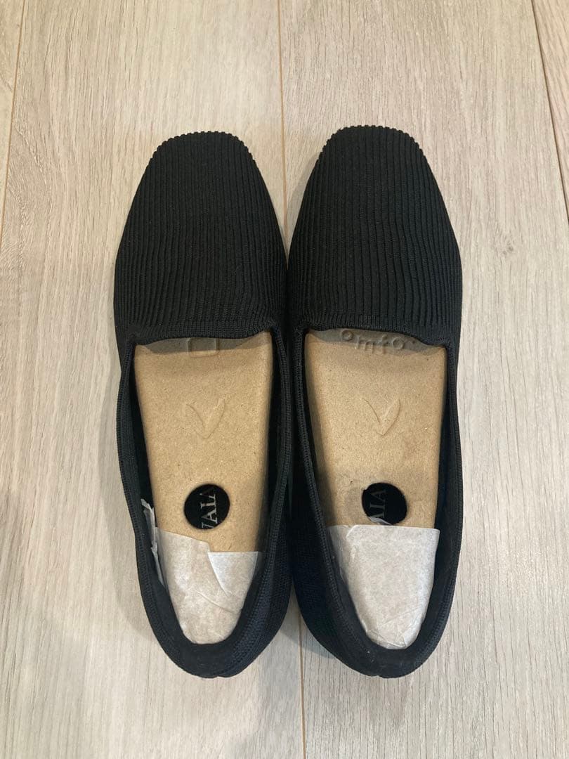 VIVAIA スクエアトゥ　ブラック　37.5