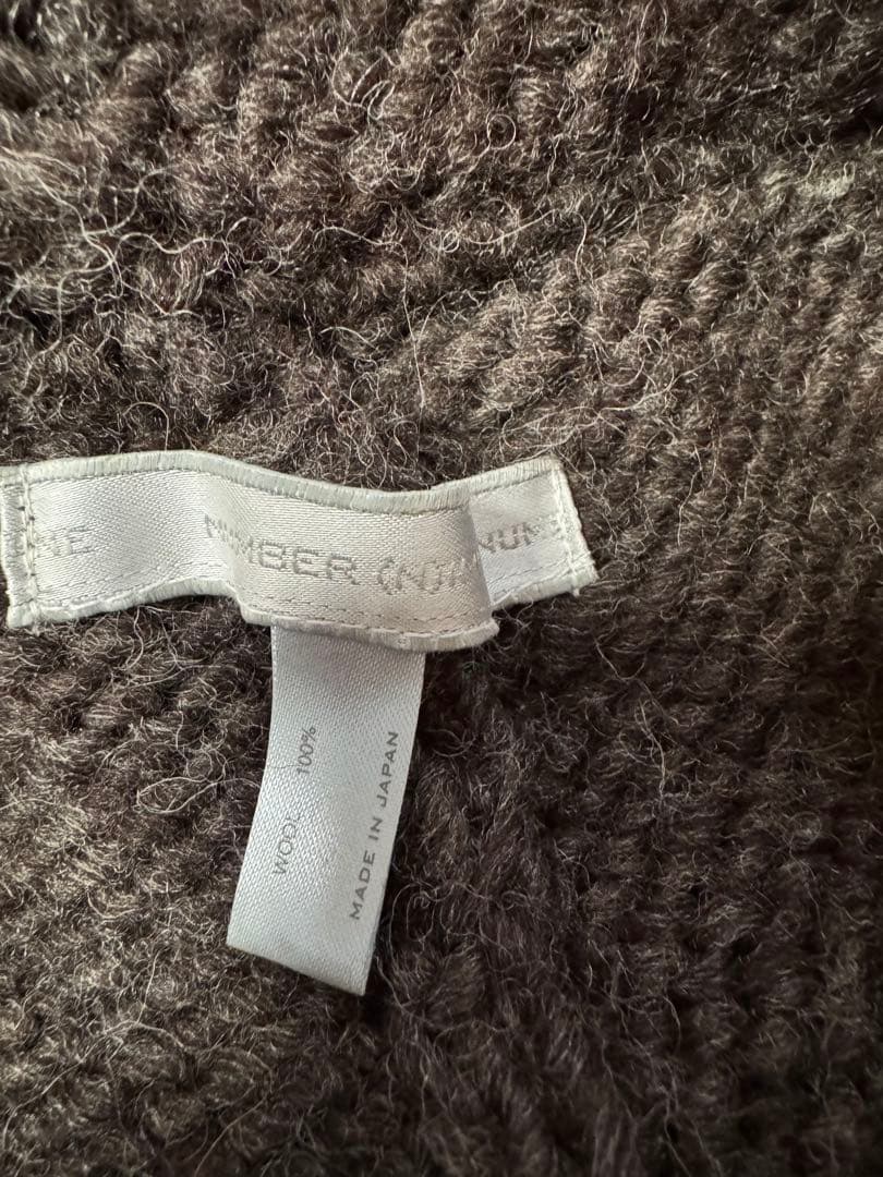 ナンバーナイン ウール100% ハーフパンツ