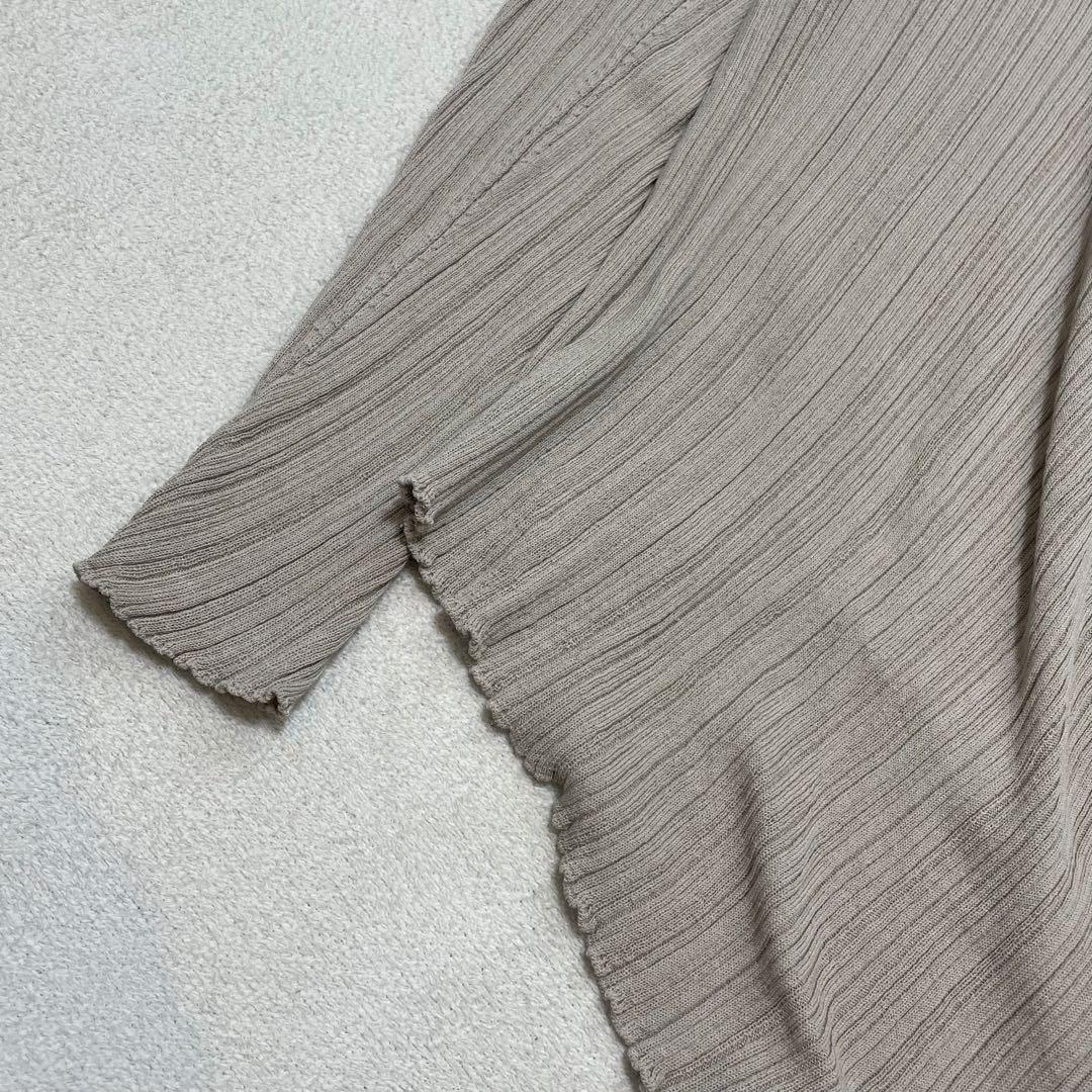 ヨーガンレール アシンメトリー F チュニック リブ シルク プルオーバー