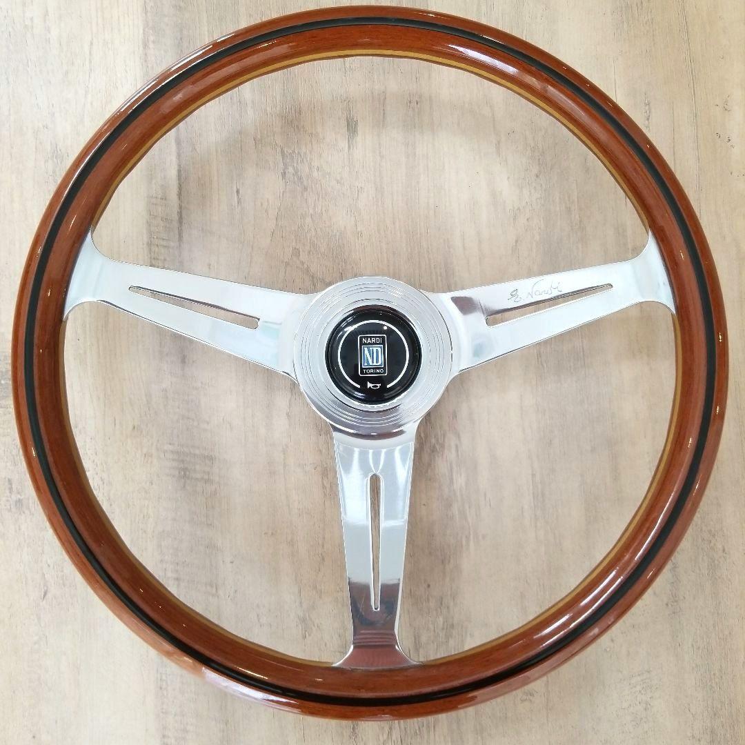 NARDI☆ナルディクラシックウッドポリッシュ/【当時物】ヴィンテージ 37Φ