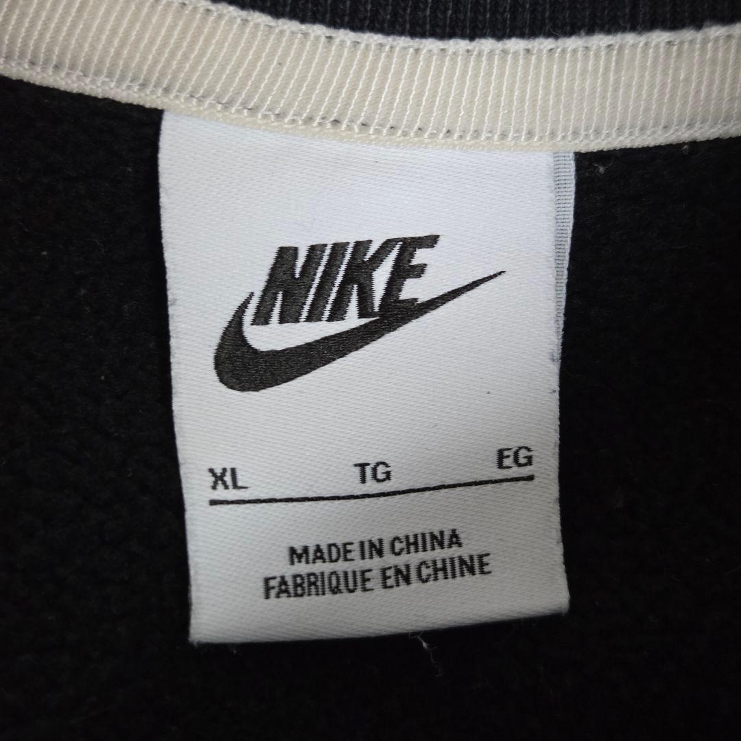 NIKE ナイキ　スウェット　XL　ブラック　刺繍ロゴ