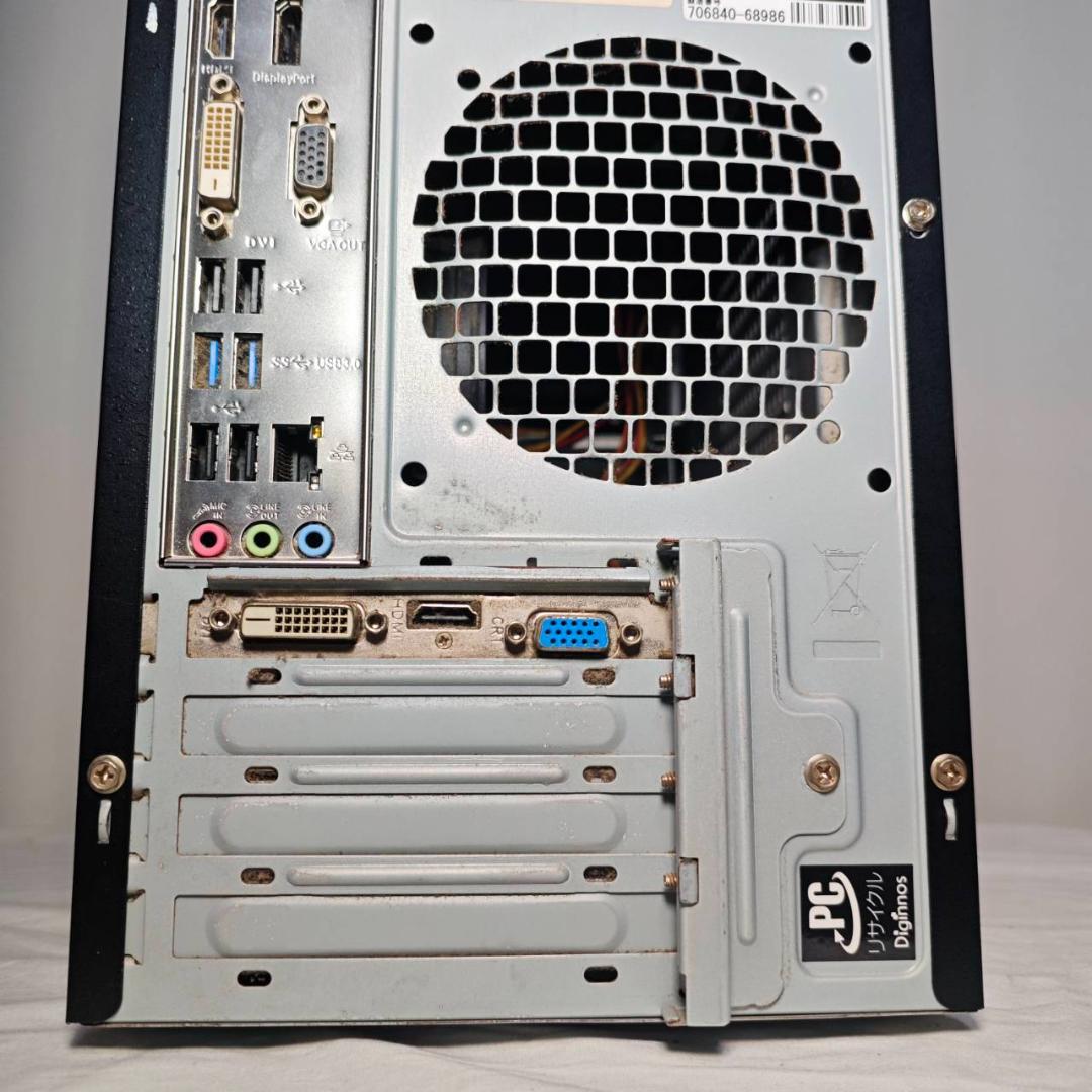 ゲーミングPC/core i7/500GB/GTXグラボ/Office/ドスパラ