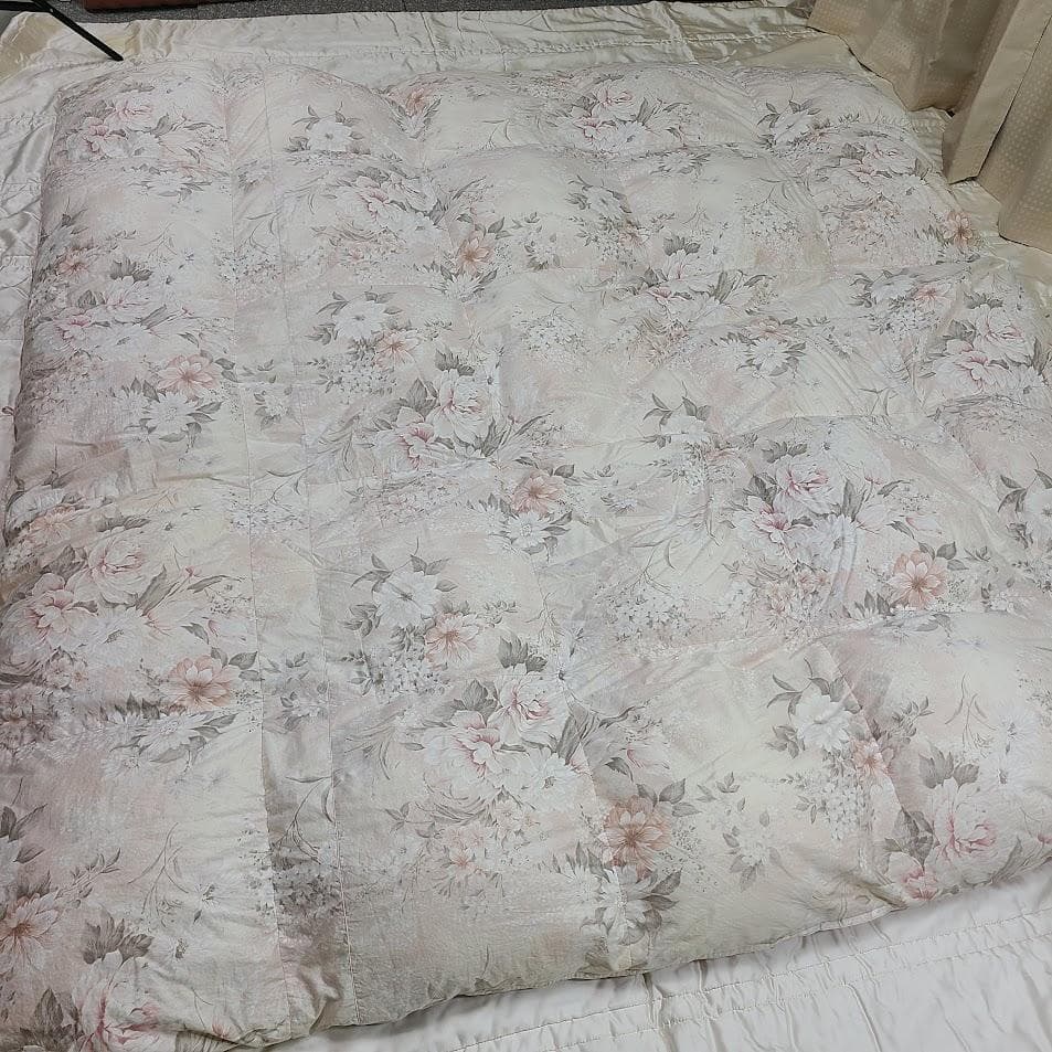 大阪西川 ホワイトダックダウン95％ 高級羽毛布団ダブルサイズ