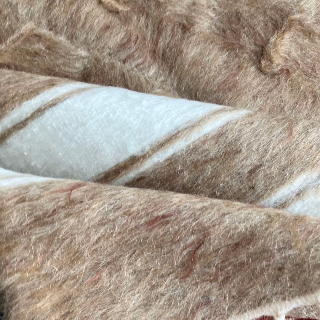 新品wool100％　キャラメル　ミルキー　バッターニエ　トルコヴィンテージラグ