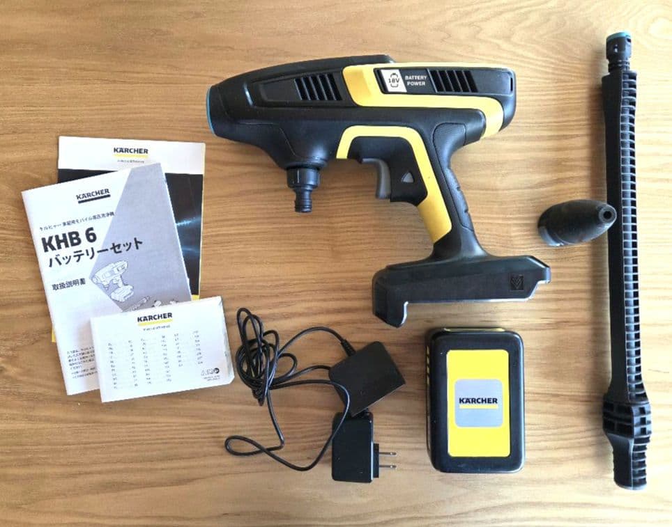 【KARCHER】 ケルヒャー KHB6 高圧洗浄機 バッテリーセット