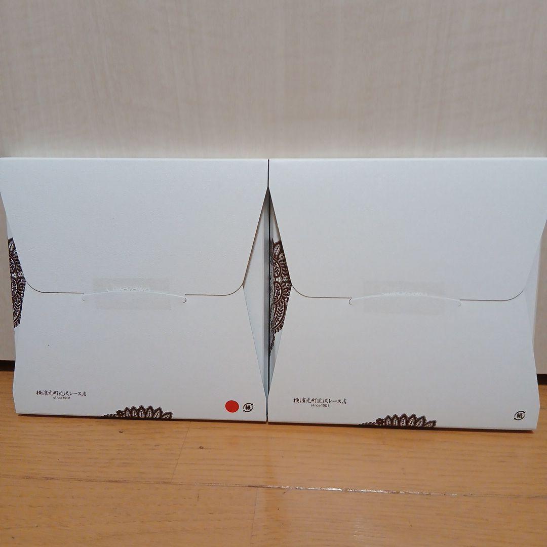 み*ん様 【未使用】近沢レース 福砂屋 カステラ ハンカチ イエロー ブラウン