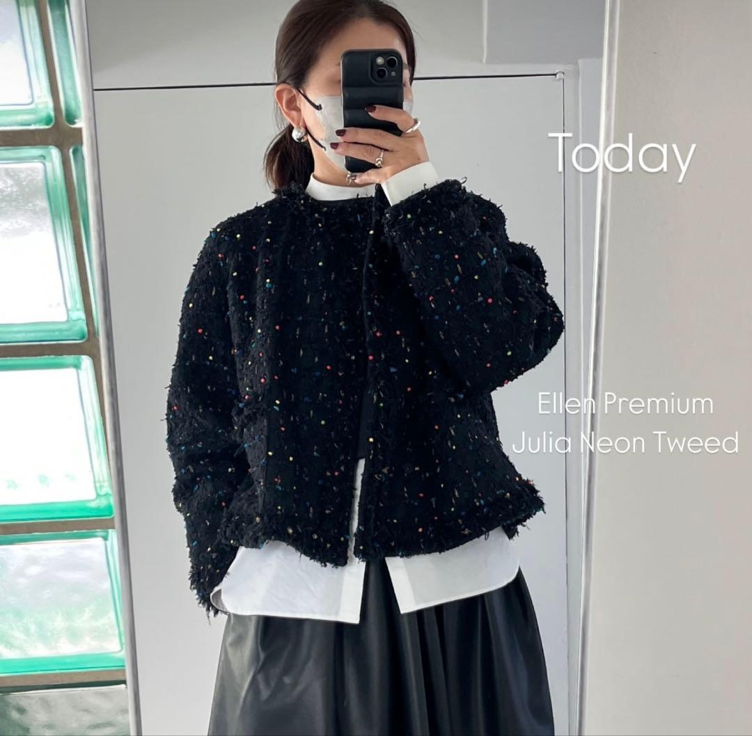 she tokyo Neon Tweed ジャケット【未使用に近い】