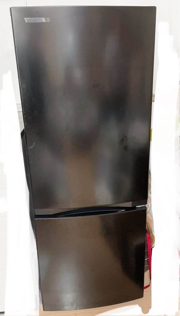 TOSHIBA 冷蔵庫 153L 黒