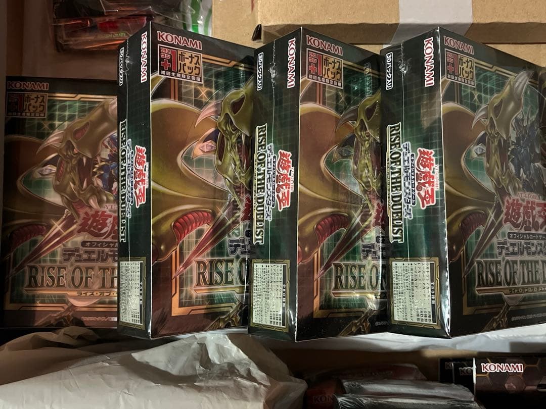 【初回生産版】遊戯王 RISE OF THE DUELIST 未開封 4box