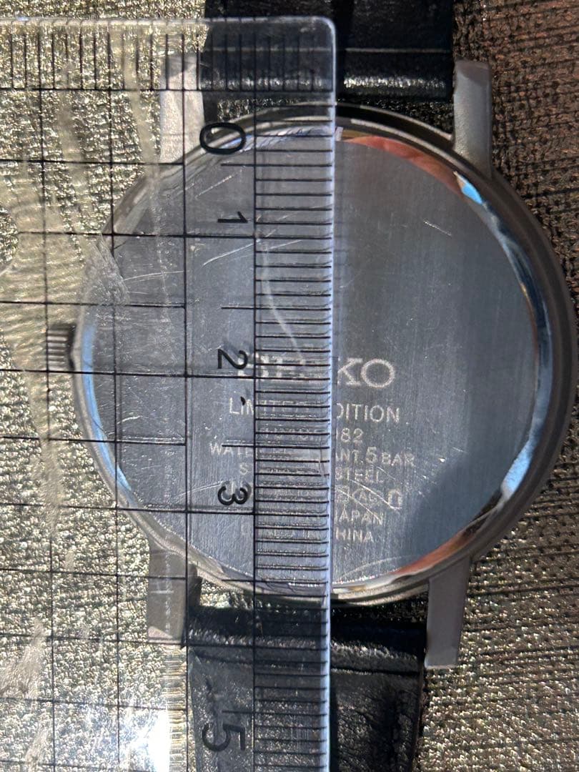 pizza　SEIKO シャリオ　黒文字盤 スティーブ・ジョブズ復刻版