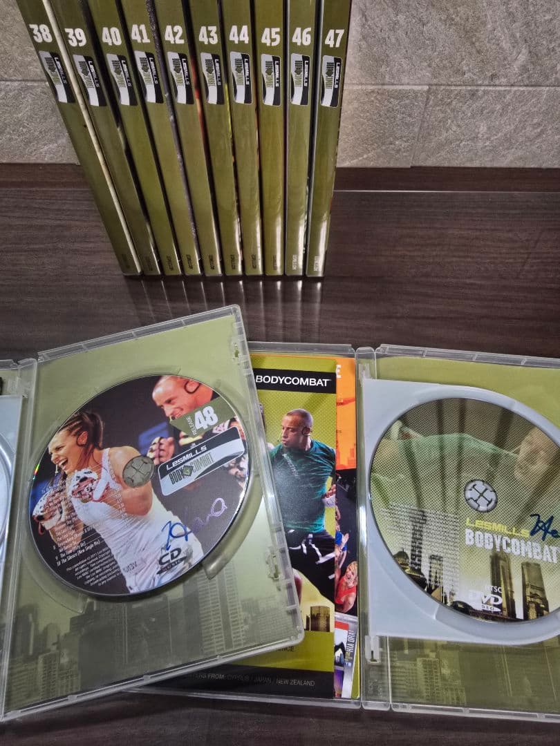 ボディコンバット　CD.DVD.コリオシート