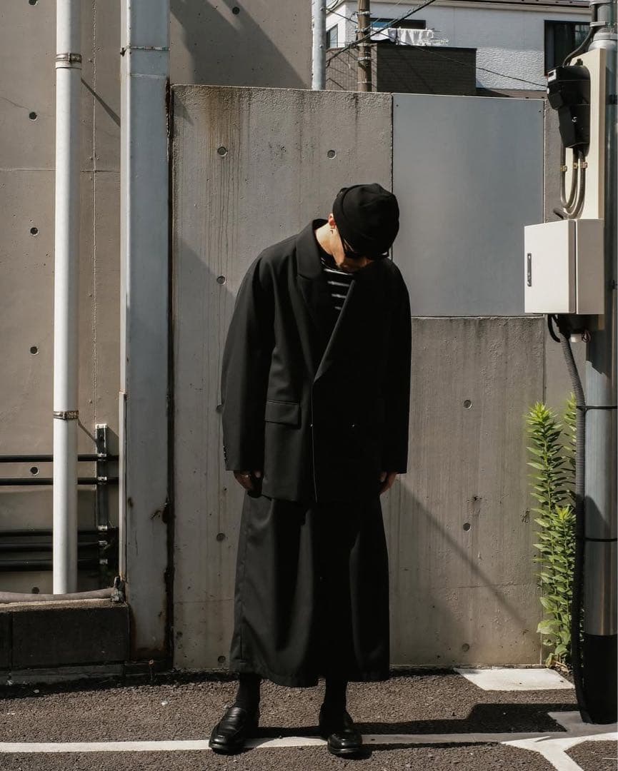 COTE PRODUCTIONS グレー ダブルブレストジャケット Sサイズ