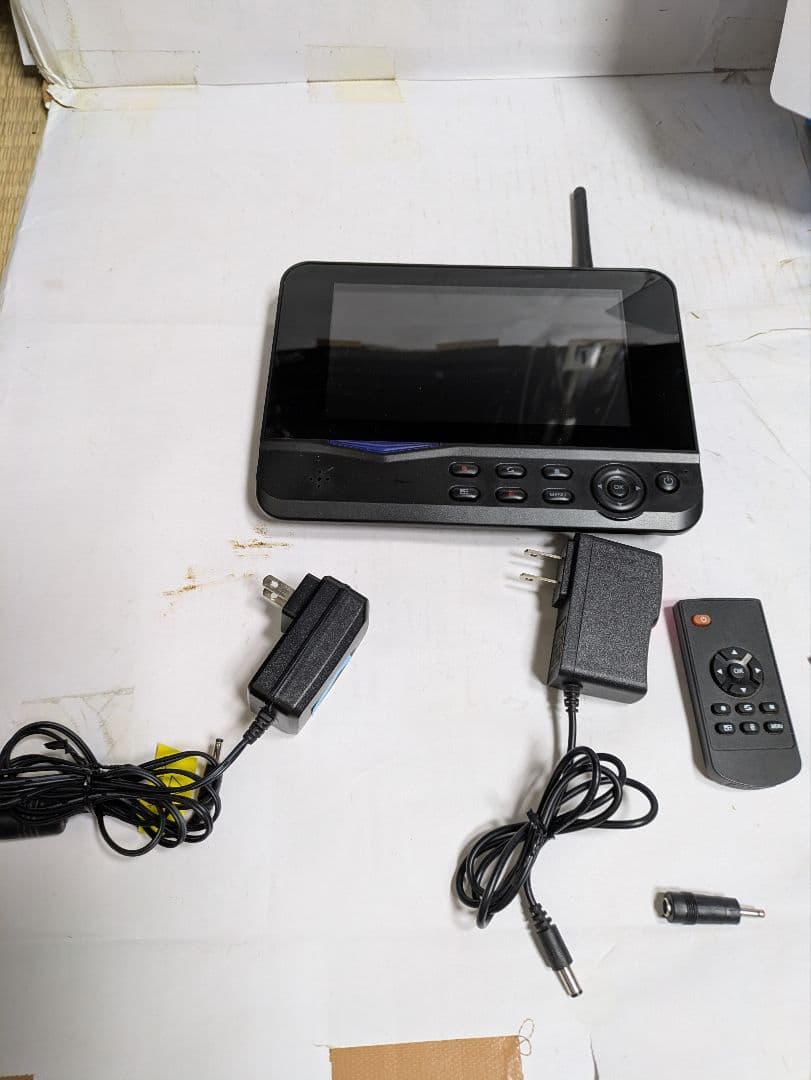 サンワサプライ防犯カメラ1台モニターセット、リモコン操作、エルパと同様仕様